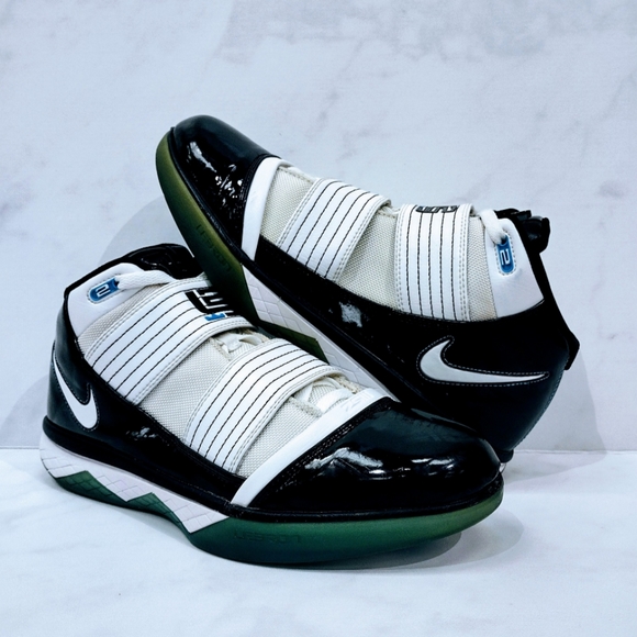 NIKE LEBRON ZOOM SOLDIER 3 ”BLACK AQUA" Men's Size 11